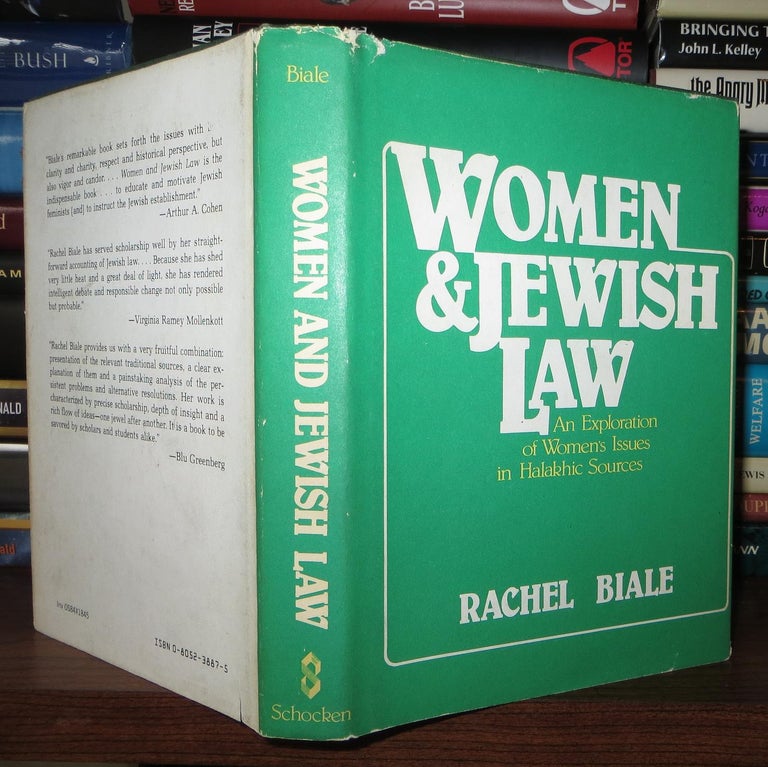 Item #59199 WOMEN & JEWISH LAW. Rachel Biale.