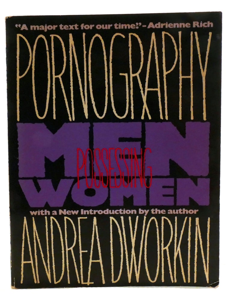 Item #600327 PORNOGRAPHY. Andrea Dworkin.