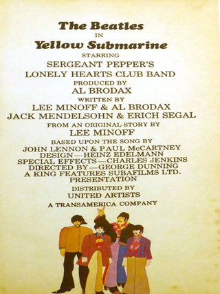 THE BEATLES IN YELLOW SUBMARINE