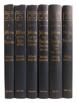 JEFFERSON AND HIS TIME 6-VOLUME SET; I: Jefferson the Virginian; II: Jefferson and the Rights of...