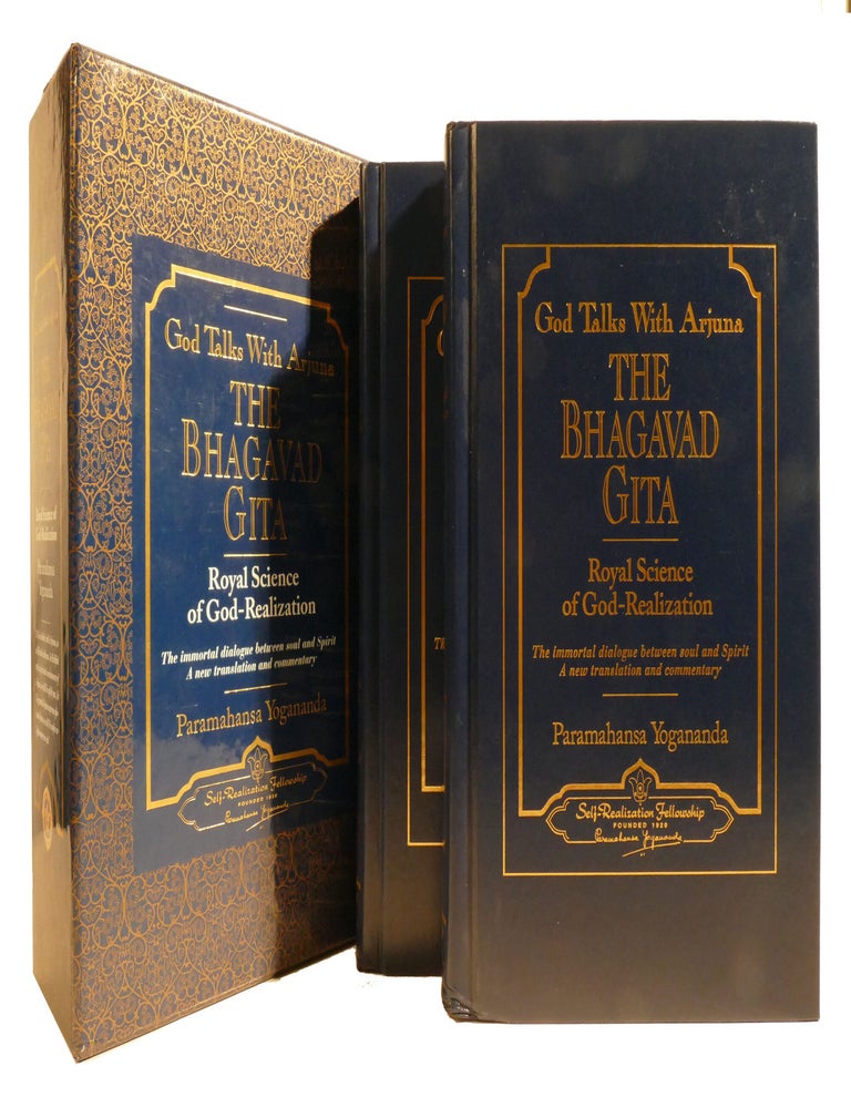 Item #602773 GOD TALKS WITH ARJUNA - THE BHAGAVAD GITA 2-VOLUME SET; Royal Science of God-Realization. Paramahansa Yogananda.