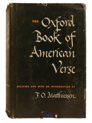 THE OXFORD BOOK OF AMERICAN VERSE