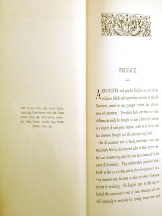 ASGARD AND THE GODS; The Tales and Traditions of Our Northern Ancestors Forming a Complete Manual of Norse Mythology