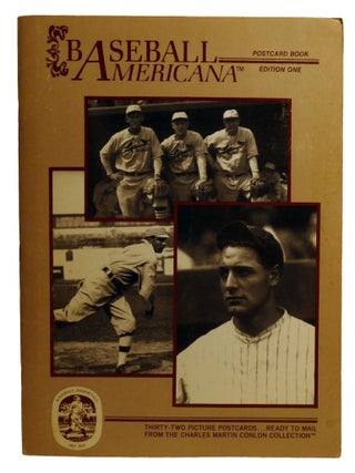 BASEBALL AMERICANA POSTCARD BOOK EDITION ONE