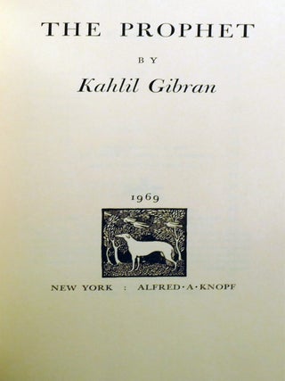 THE PROHPET; Gibran's Masterpiece