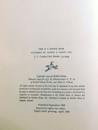 THE PROHPET; Gibran's Masterpiece