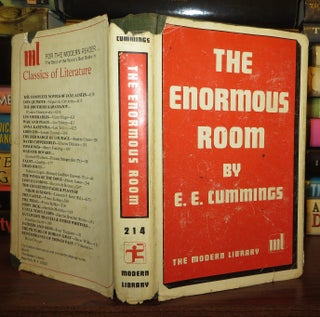 Item #62230 THE ENORMOUS ROOM. E. E. Cummings