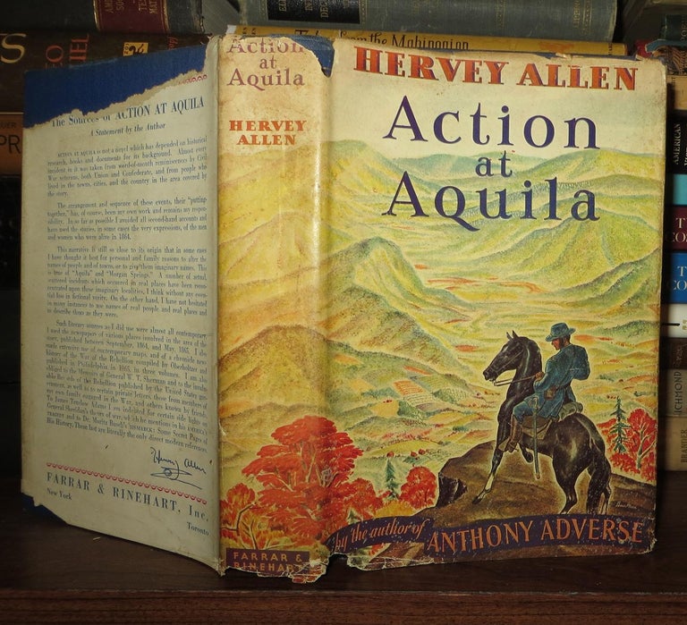 Item #66765 ACTION AT AQUILA. Hervey Allen.