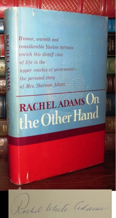 Item #68090 ON THE OTHER HAND Signed 1st. Rachel Adams