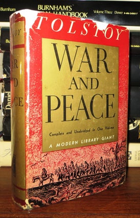 Item #70571 WAR AND PEACE. Leo Tolstoy