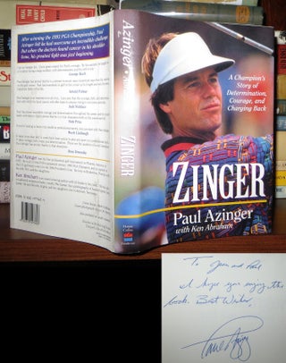 Item #70912 ZINGER Signed 1st. Paul Azinger
