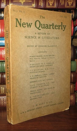 THE NEW QUARTERLY A Review of Science and Literature, Vol. II, No. 5, January 1909