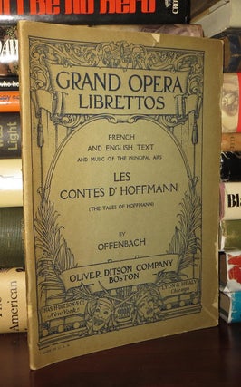 Item #75025 LES CONTES D' HOFFMANN Grand Opera Librettos. Jacques Offenbach
