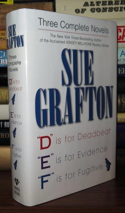 Item #78853 THREE COMPLETE NOVELS 'D' is for Deadbeat, 'E' is for Evidence, 'F' is for Fugitive....