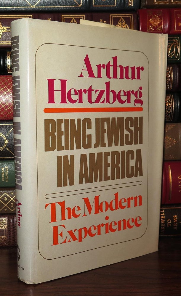 Item #79423 BEING JEWISH IN AMERICA Signed 1st. Arthur Hertzberg.