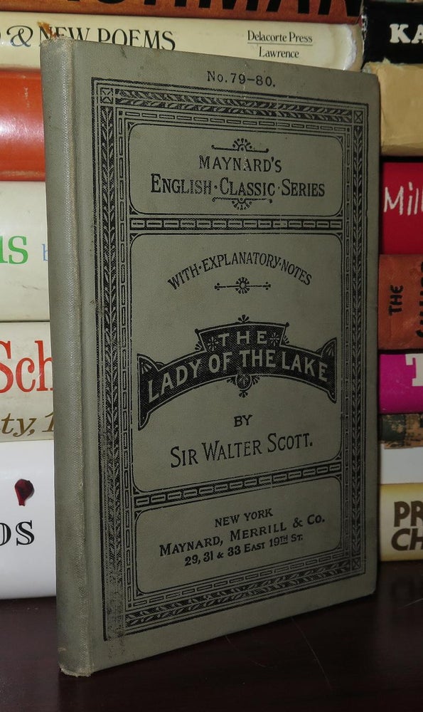 Item #79710 THE LADY OF THE LAKE. Sir Walter Scott.