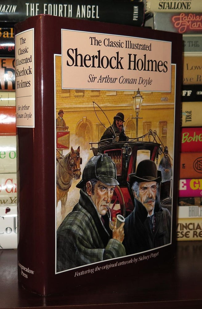 Item #80847 CLASSIC ILLUSTRATED SHERLOCK HOLMES Thirty Seven Short Stories Plus a Complete Novel. Sir Arthur Conan Doyle.