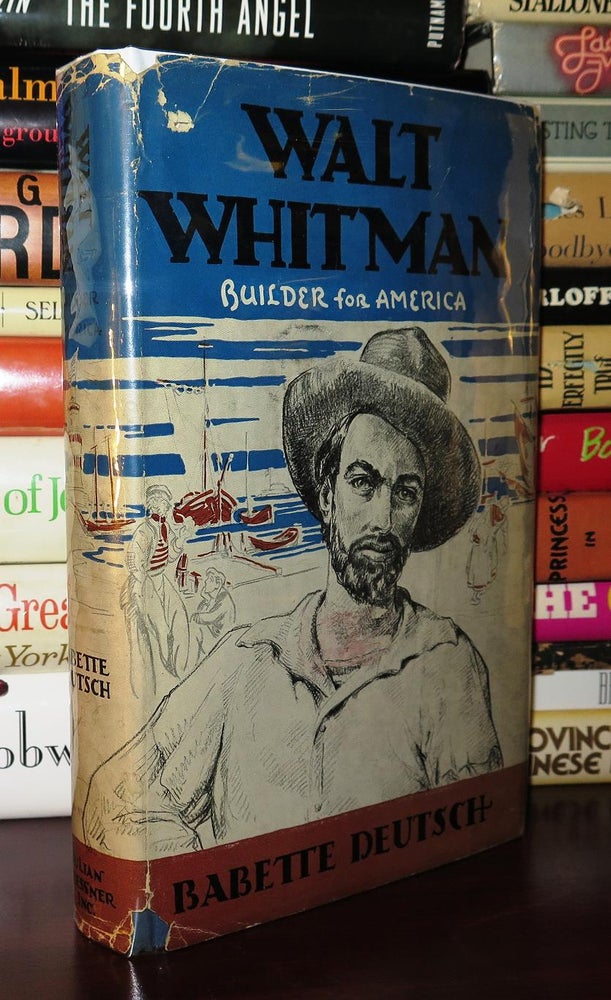 Item #81003 WALT WHITMAN Builder for America. Babette - Walt Whitman Deutsch.