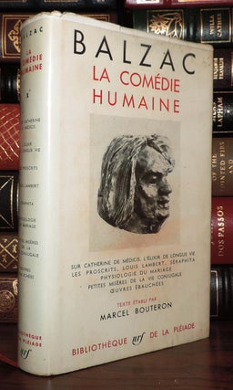Item #81683 LA COMEDIE HUMAINE X Etudes Philosophiques. II Analytiques. Honore De - Par Marcel...