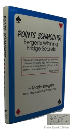 Item #83959 POINTS SCHMOINTS! Signed 1st. Marty A. Bergen