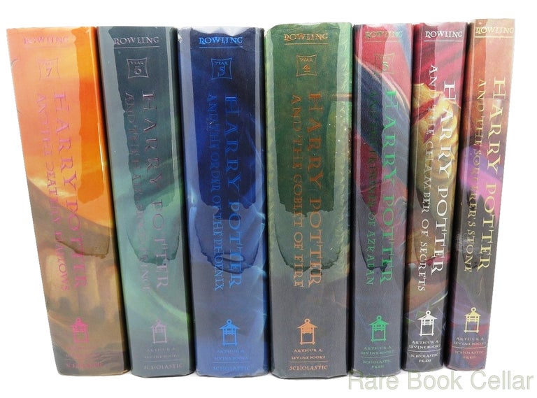 Item #83988 THE COMPLETE HARRY POTTER COLLECTION (BOOKS 1-7) The Sorcerer's Stone. the Chamber of Secrets. the Prisoner of Azkaban. the Goblet of Fire. Order of the Phoenix. Half Blood Prince Deathly Hallows. J. K. Rowling.