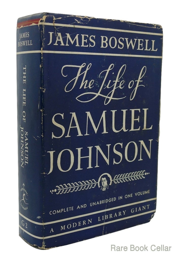 Item #84212 THE LIFE OF SAMUEL JOHNSON. James Boswell.