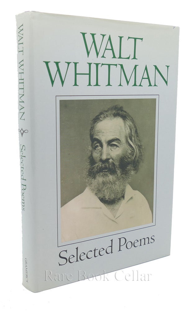 Item #84762 WALT WHITMAN, SELECTED POEMS. Walt Whitman, Christopher Moore.