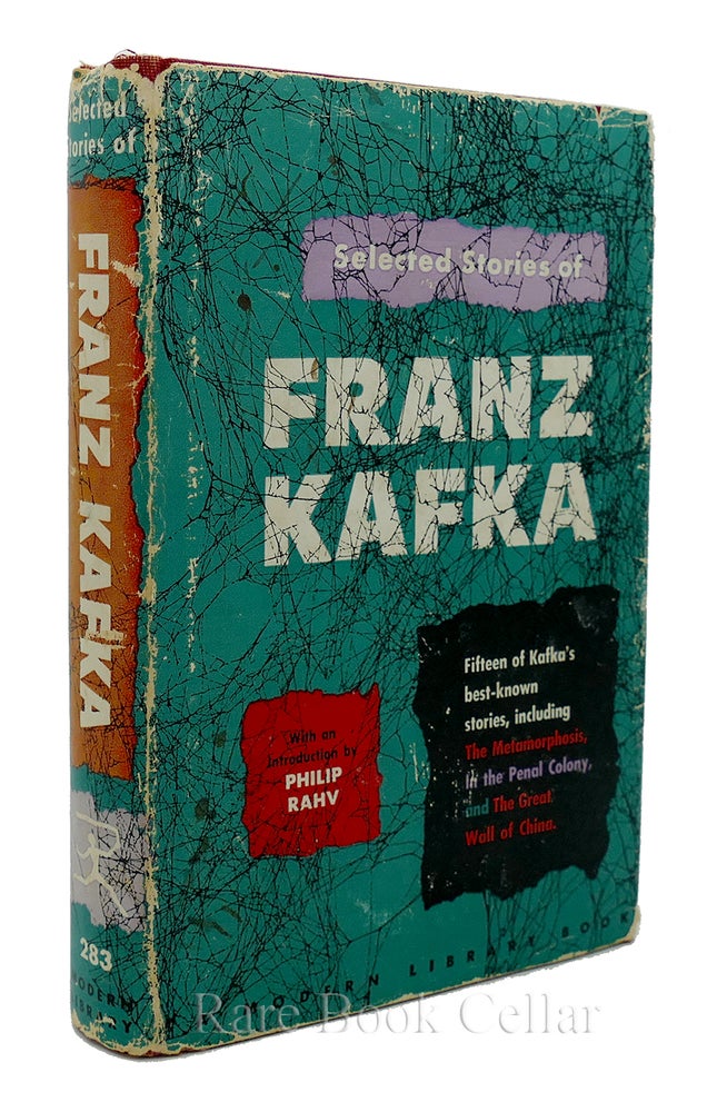 Item #84852 SELECTED STORIES OF FRANZ KAFKA. Franz Kafka, Philip Rahv.