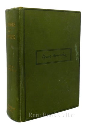 THE COMPLETE POETICAL WORKS OF ROBERT BROWNING