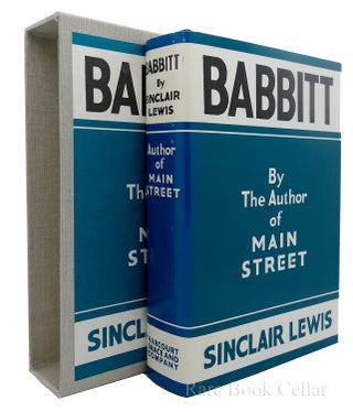 Item #85338 BABBITT. Sinclair Lewis