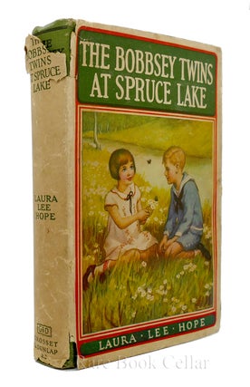 Item #85632 THE BOBBSEY TWINS AT SPRUCE LAKE. Laura Lee Hope