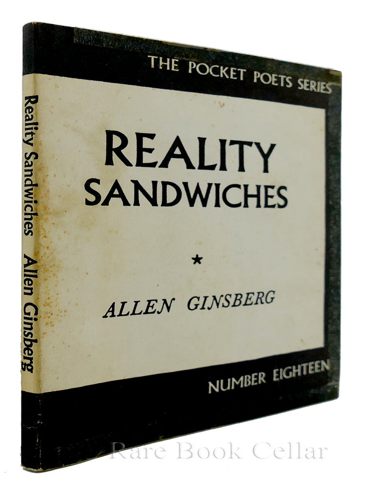 Item #85892 REALITY SANDWICHES. Allen Ginsberg.