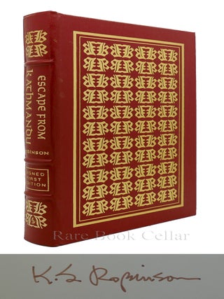 Item #86484 ESCAPE FROM KATHMANDU Signed Easton Press. Kim Stanley Robinson