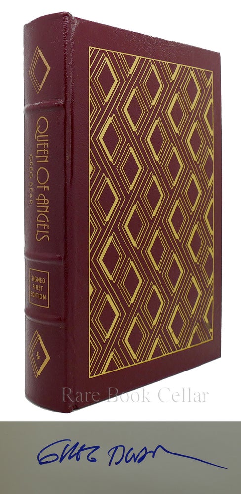 Item #86502 QUEEN OF ANGELS Signed Easton Press. Greg Bear.