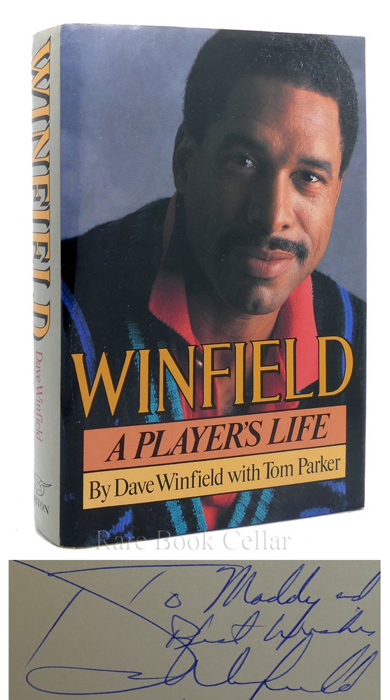 Item #87262 WINFIELD A PLAYERS LIFE Signed 1st. Dave Winfield, Tom Parker.