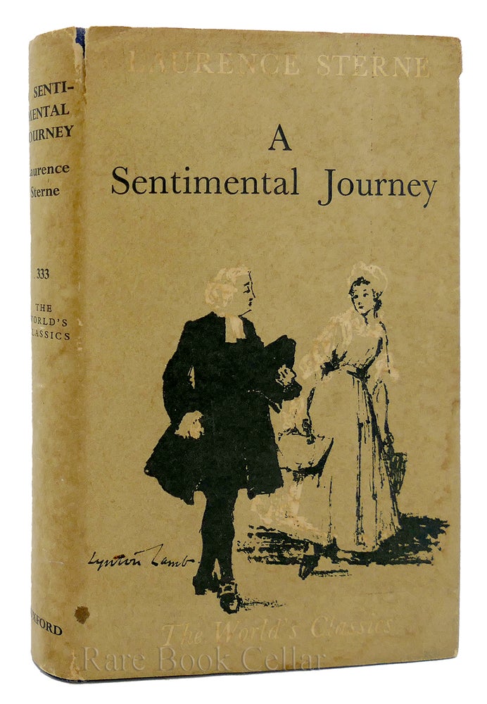 Item #87868 A SENTIMENTAL JOURNEY THROUGH FRANCE AND ITALY. Virginia Woolf Laurence Sterne.