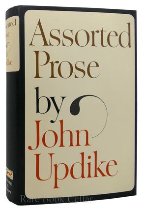 Item #87961 ASSORTED PROSE. John Updike