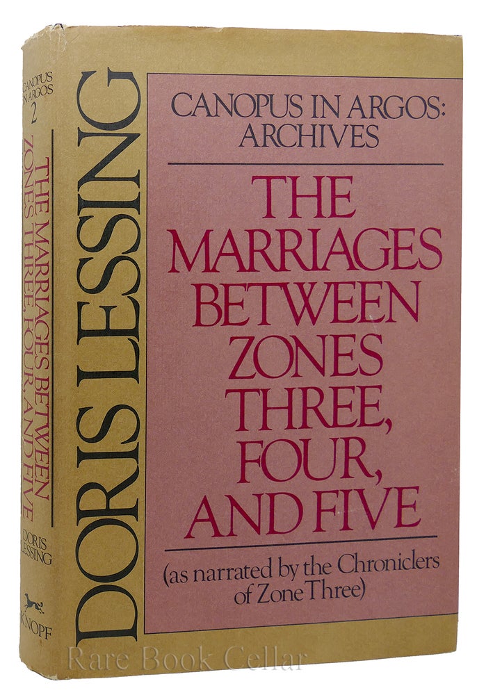 Item #88358 THE MARRIAGES BETWEEN ZONES THREE, FOUR, AND FIVE. Doris Lessing.