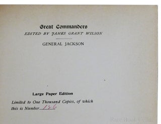 14 VOLUMES OF GREAT COMMANDERS: FARRAGUT, TAYLOR, JACKSON, GREENE, JOHNSTON, SCOTT, WASHINGTON, LEE, HANCOCK, SHERIDAN, GRANT, SHERMAN, AND THOMAS
