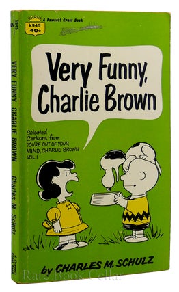 Item #88634 VERY FUNNY, CHARLIE BROWN Selected Cartoons from You're out of Your Mind, Charlie...