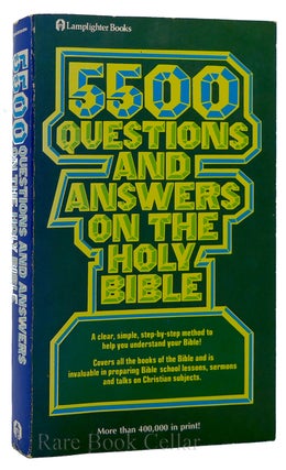 5500 QUESTIONS AND ANSWERS ON THE HOLY BIBLE