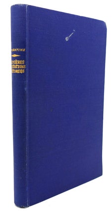 Item #90819 BIBLIOTHEQUE FRANCAISE, VOL. XXVIII : ; Premieres Meditations Poetiques. A. De Lamartine