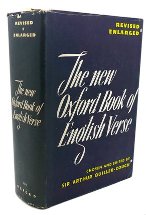 THE NEW OXFORD BOOK OF ENGLISH VERSE : 1250 - 1918