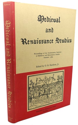 Item #91069 MEDIEVAL AND RENAISSANCE STUDIES, NUMBER 5 Proceedings of the Southeastern Institute...