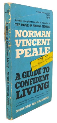 Item #91620 A GUIDE TO CONFIDENT LIVING. Norman Vincent Peale