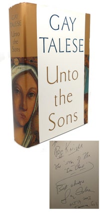 Item #91987 UNTO THE SONS Signed 1st. Gay Talese
