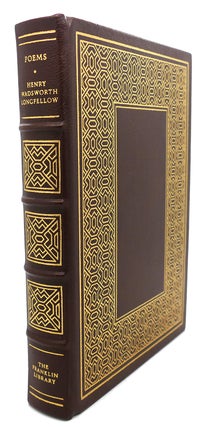 Item #92140 POEMS OF HENRY WADSWORTH Franklin Library. Henry Wadsworth Longfellow