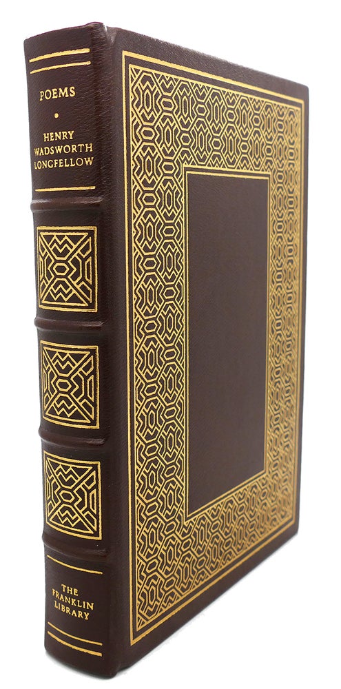 Item #92140 POEMS OF HENRY WADSWORTH Franklin Library. Henry Wadsworth Longfellow.