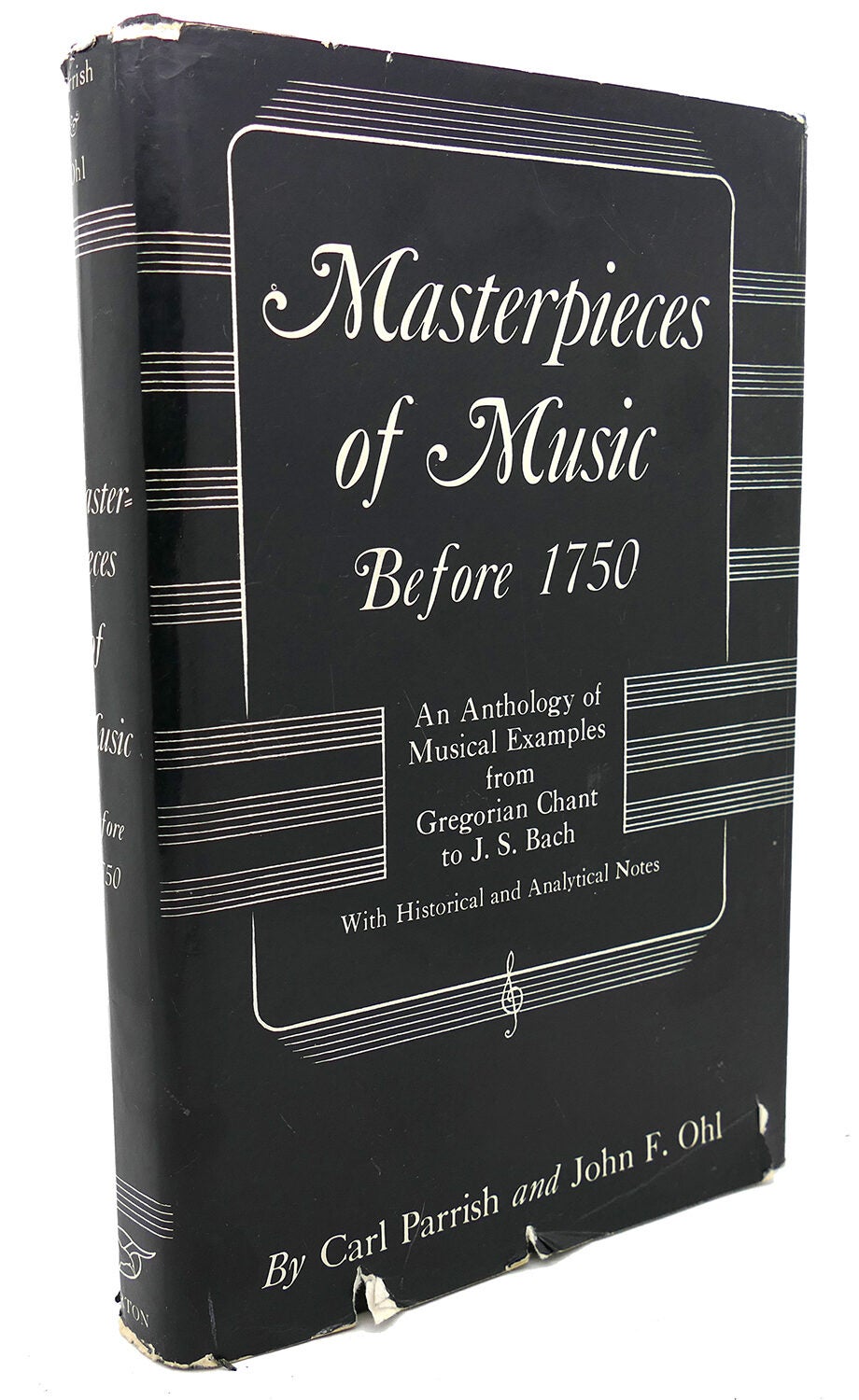 MASTERPIECES OF MUSIC BEFORE 1750 : An Anthology of Musical Examples ...