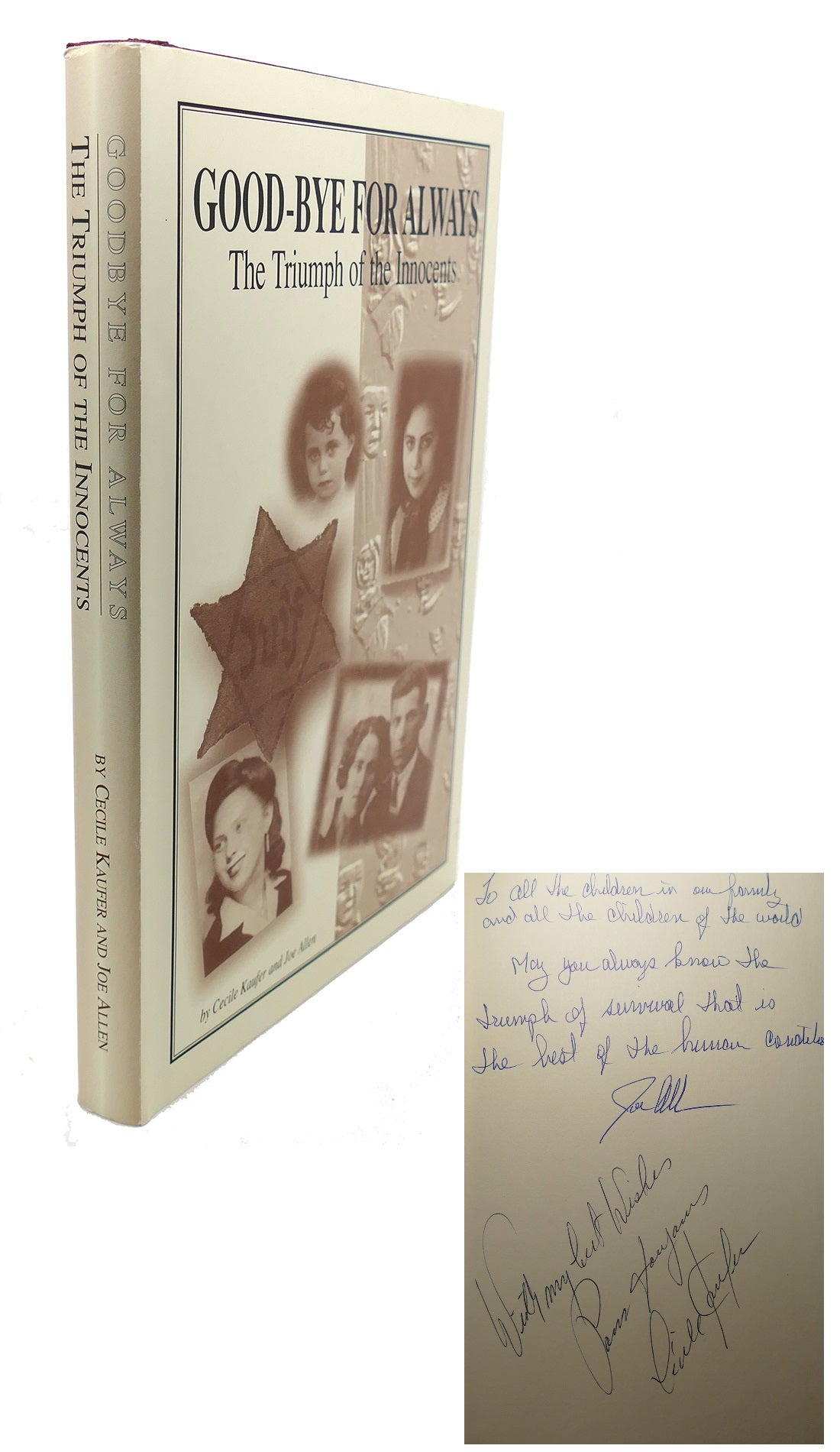 GOODBYE FOR ALWAYS : Signed 1st by Joe Allen Cecile Kaufer on Rare Book  Cellar